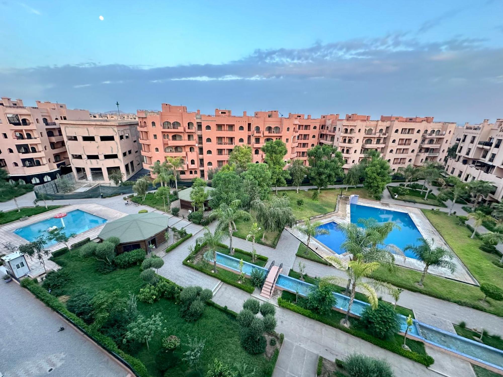 Oasis De Detente Avec Terrasse Et Vue Sur Piscine Marrakesh Extérieur photo