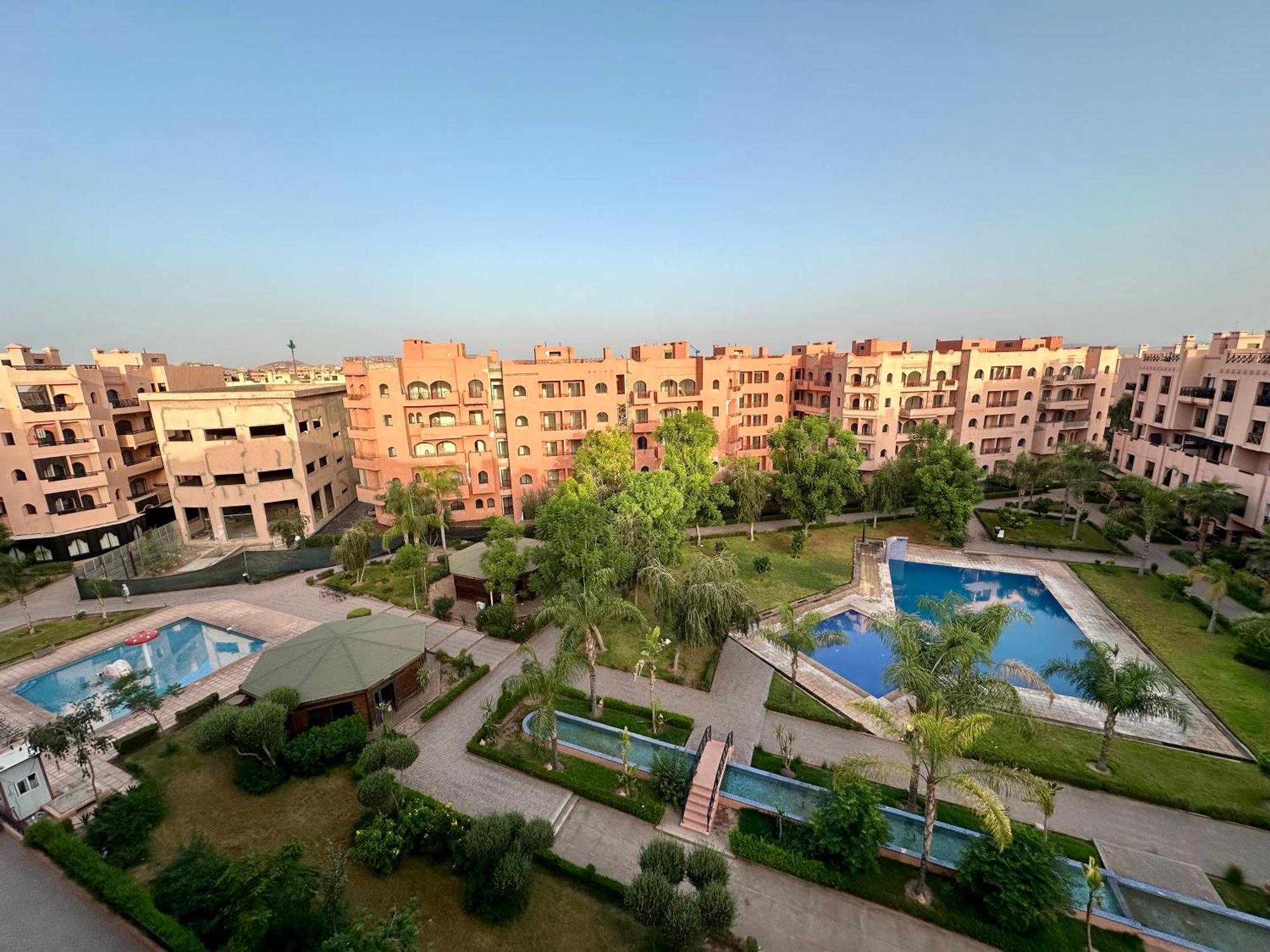 Oasis De Detente Avec Terrasse Et Vue Sur Piscine Marrakesh Extérieur photo