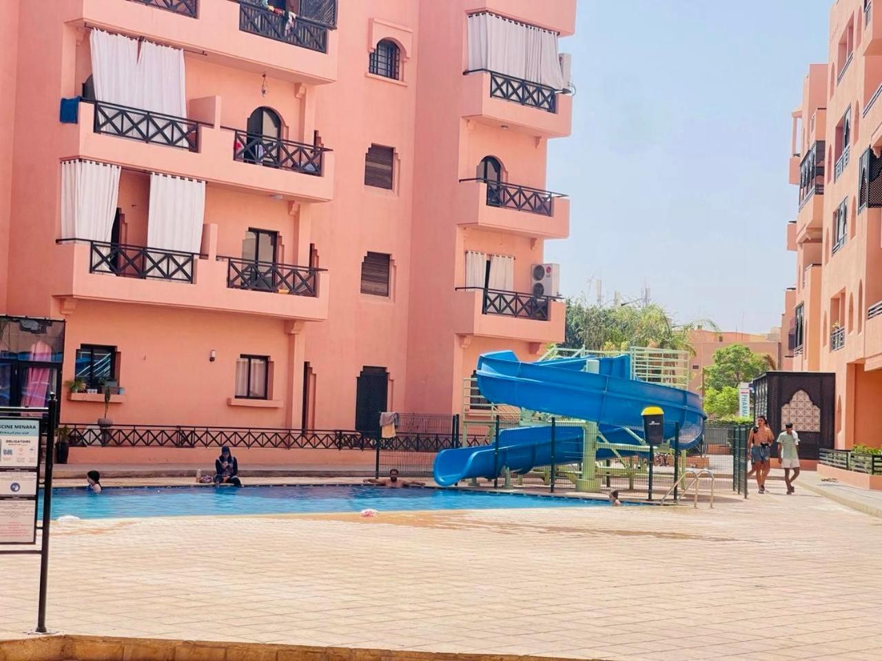 Oasis De Detente Avec Terrasse Et Vue Sur Piscine Marrakesh Extérieur photo